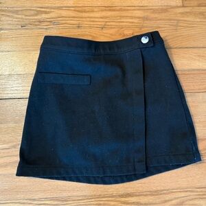 Abercrombie Kids Black wrap Skort size 9/10